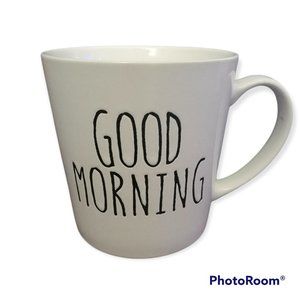 CLEARANCE Sale White Good Morning Coffee Mug